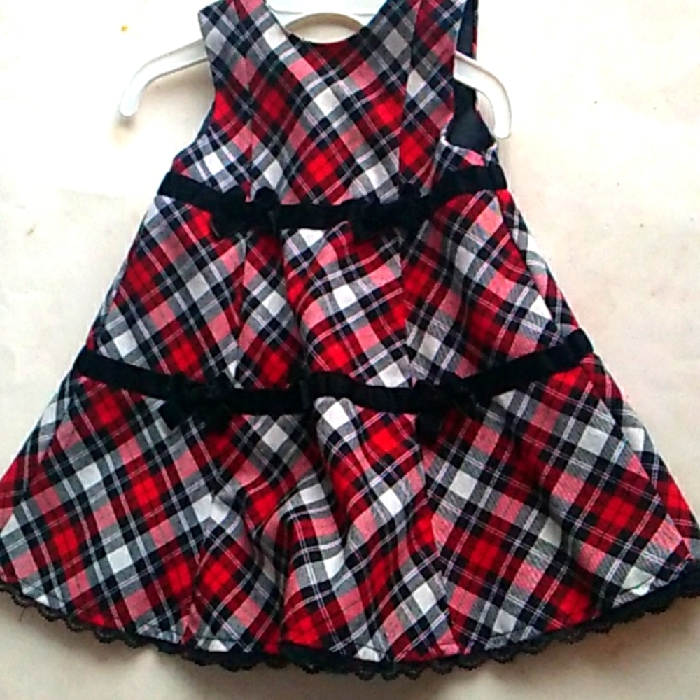 Holiday plaid dress
